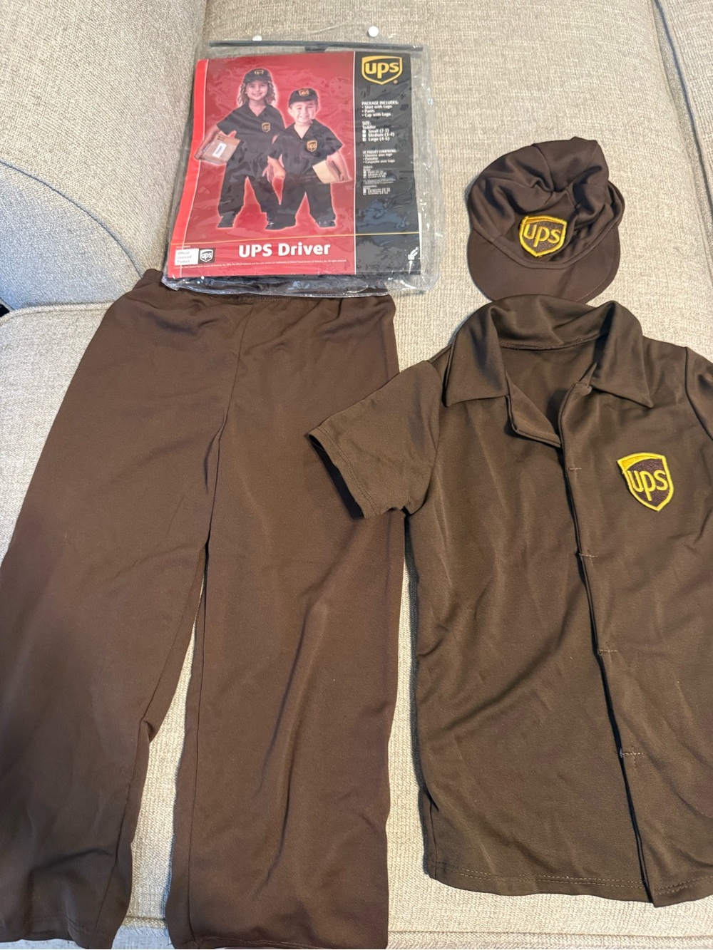 California Costumes UPS Driver Uniform toddler Large